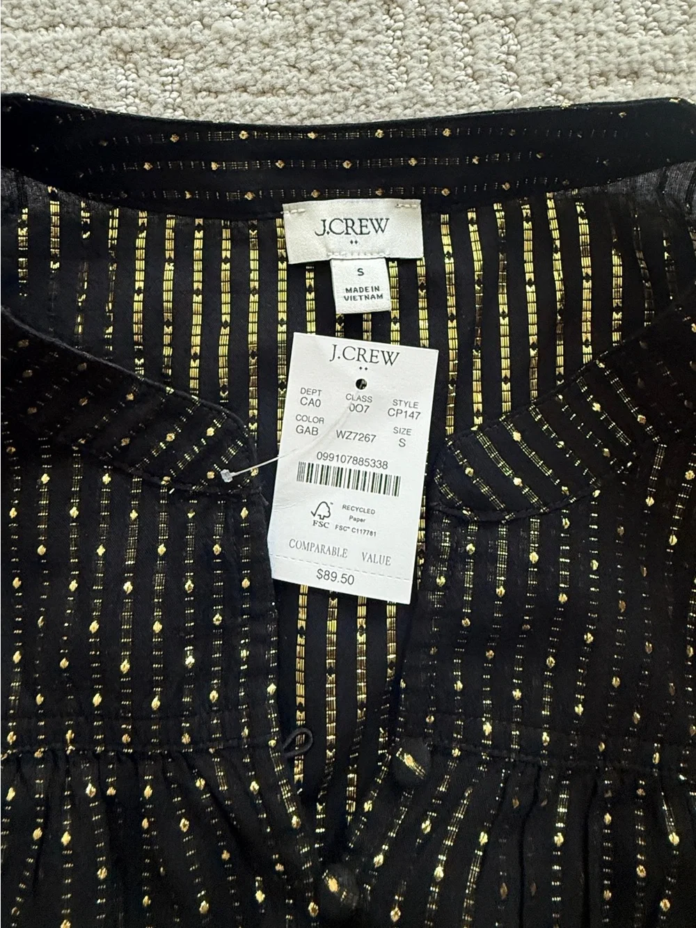 J. Crew gathers black